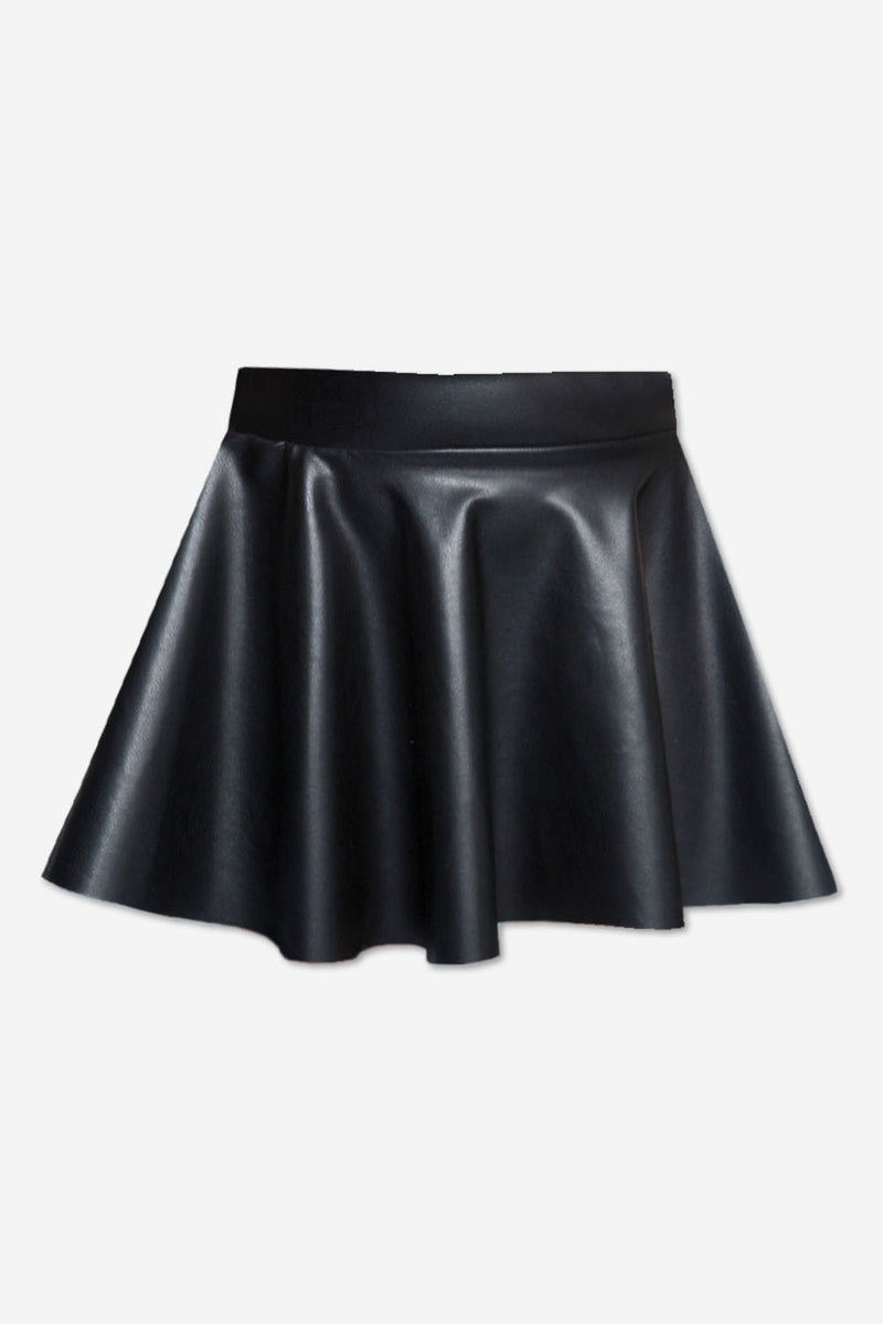 Mid Waist Skater Skirt