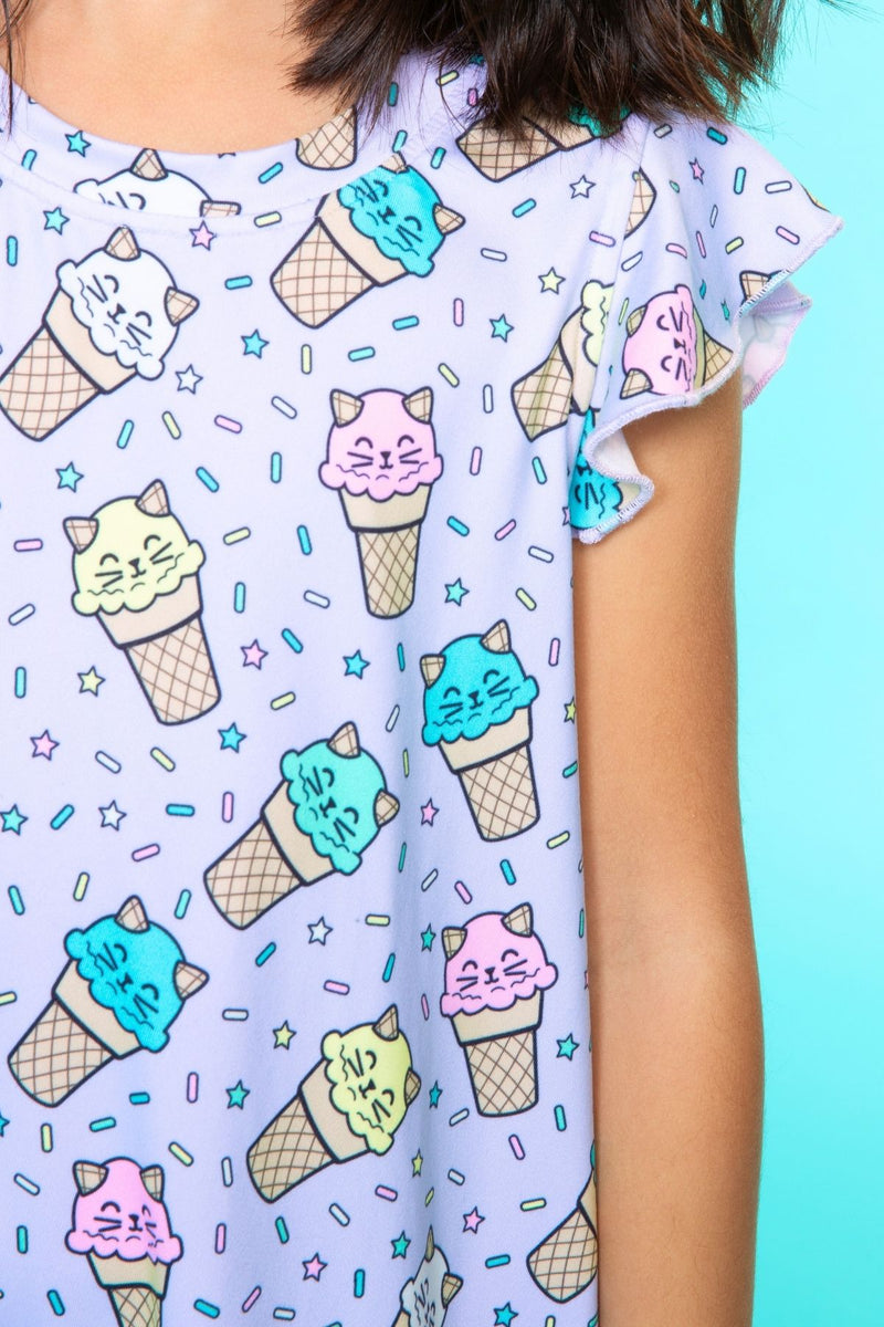 Simply Soft Flutter Sleeve Nightgown