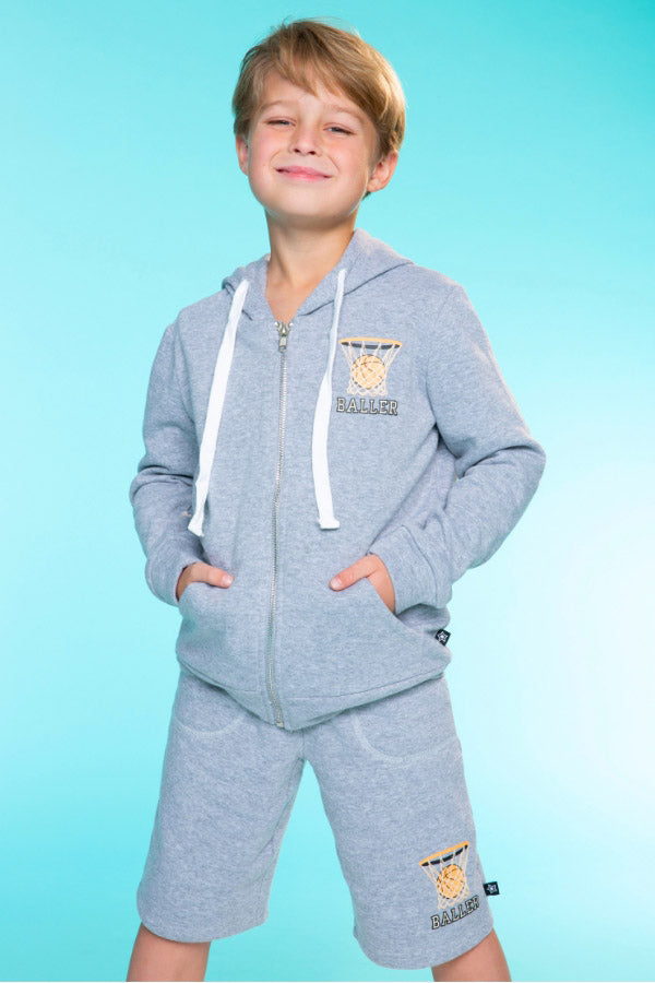 Cotton Soft French Terry Zip Hoodie