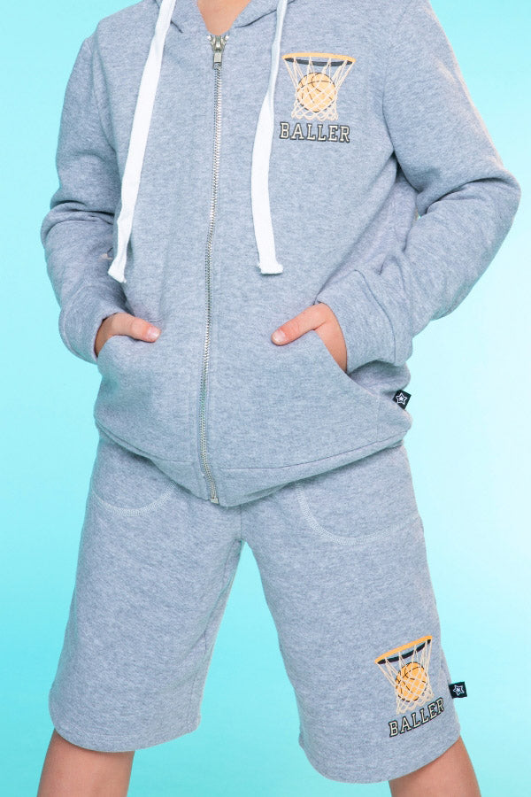 Cotton Soft French Terry Zip Hoodie