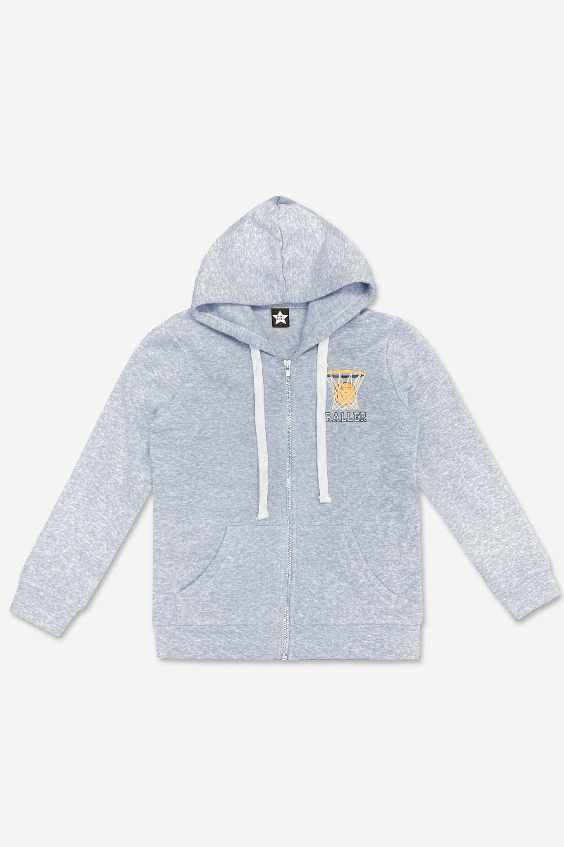 Cotton Soft French Terry Zip Hoodie