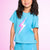 Teal Pink Bolt