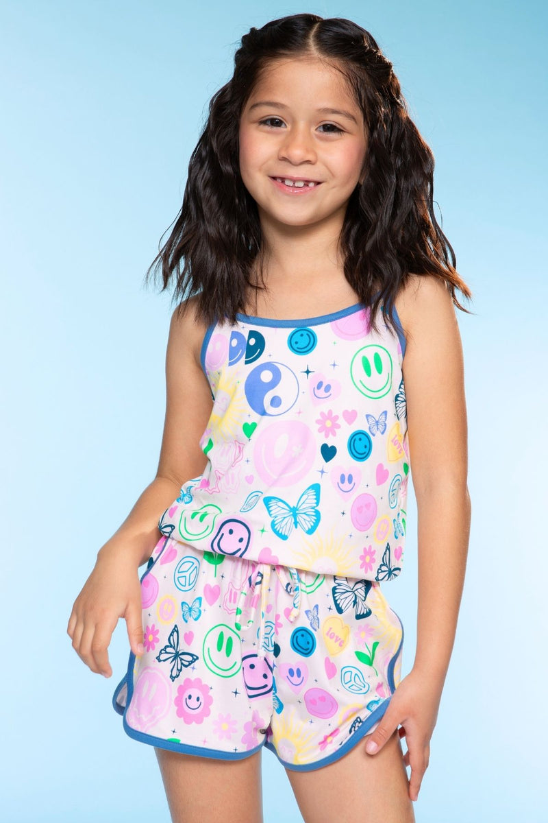 Simply Soft Strappy Short Romper