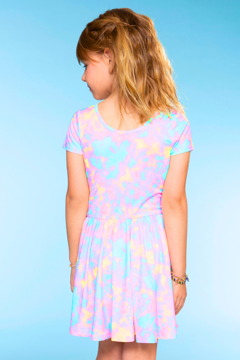 Simply Soft Short Sleeve Scoop Back Be Happy Dress