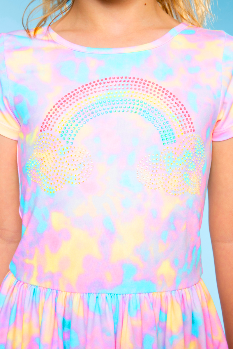 Simply Soft Short Sleeve Scoop Back Be Happy Dress