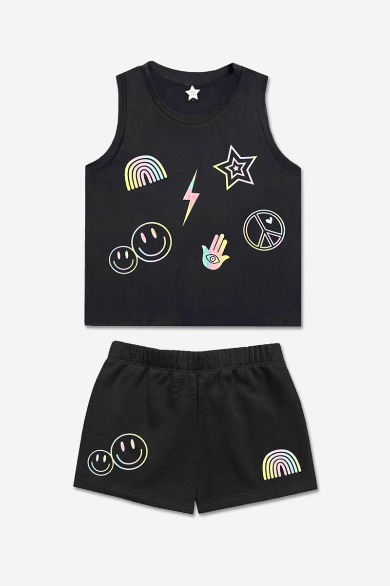 Simply Soft Tank & Dolphin Short Set