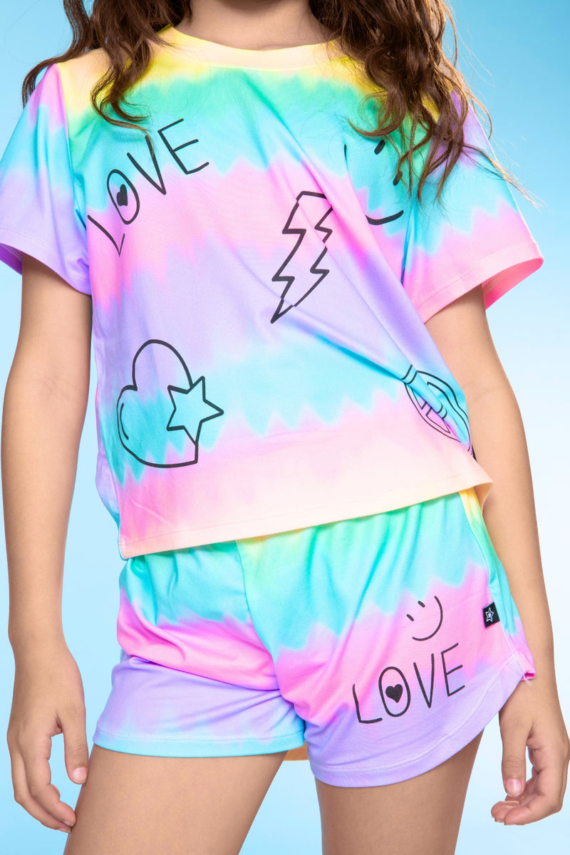 Simply Soft Easy Tee & Dolphin Short Set