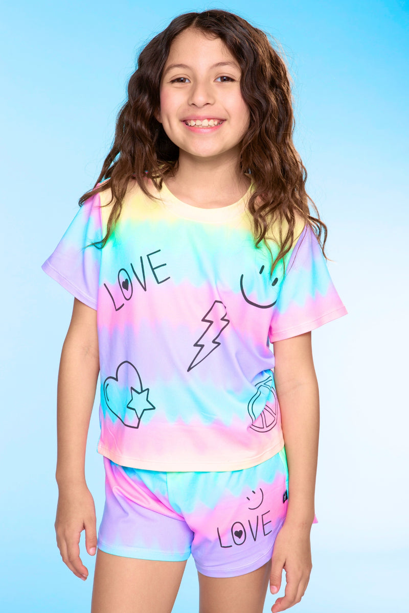 Simply Soft Easy Tee & Dolphin Short Set