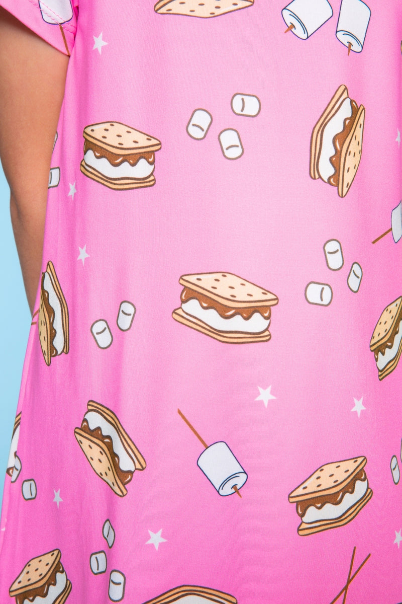 Simply Soft Short Sleeve Ruffle Nightgown