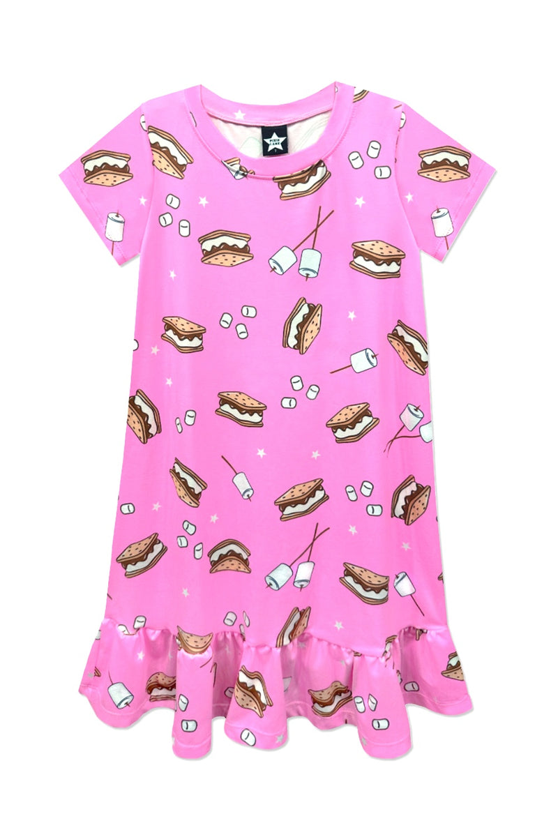 Simply Soft Short Sleeve Ruffle Nightgown