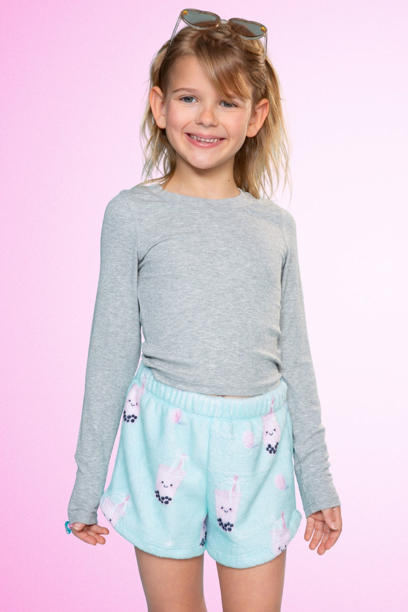 Fuzzy Plush Dolphin Short