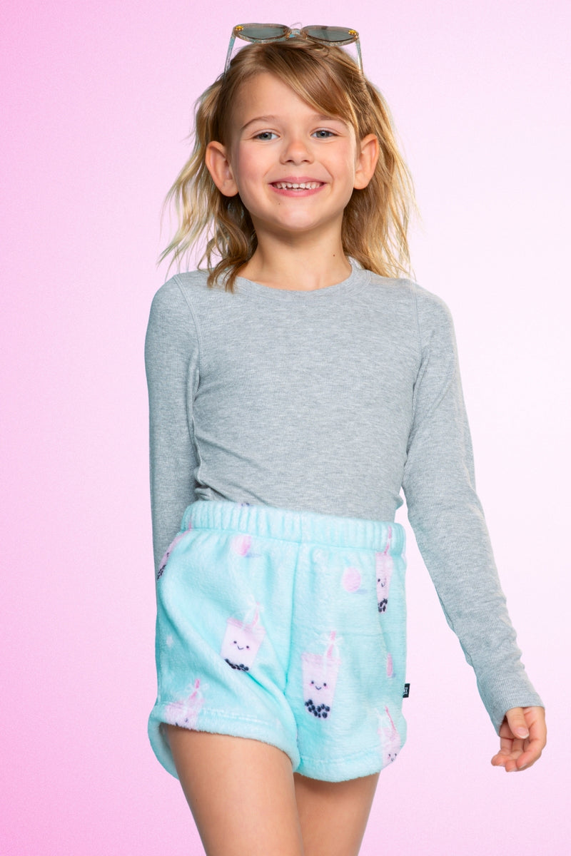 Fuzzy Plush Dolphin Short