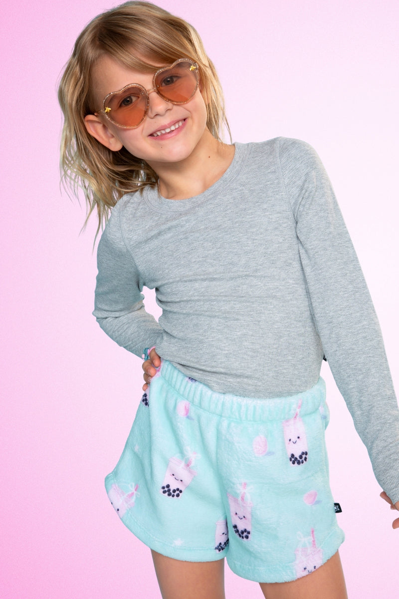 Fuzzy Plush Dolphin Short