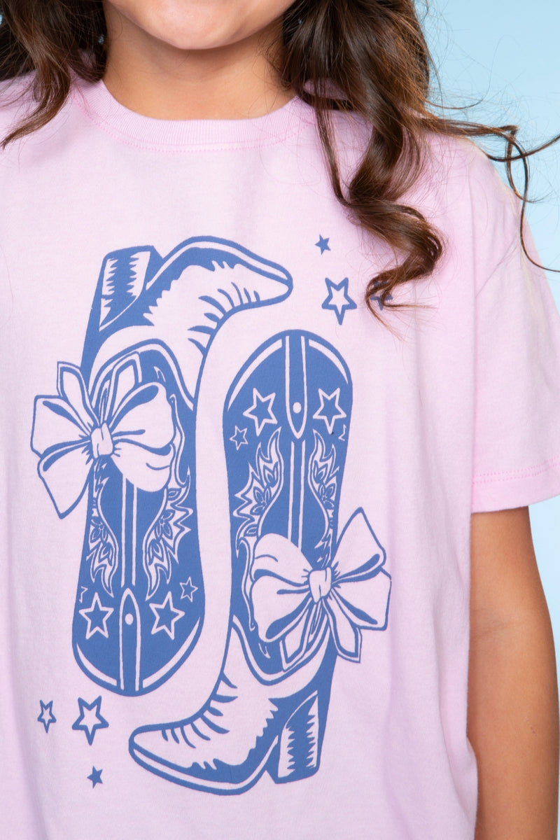 Washed Cotton Drop Shoulder Tee.