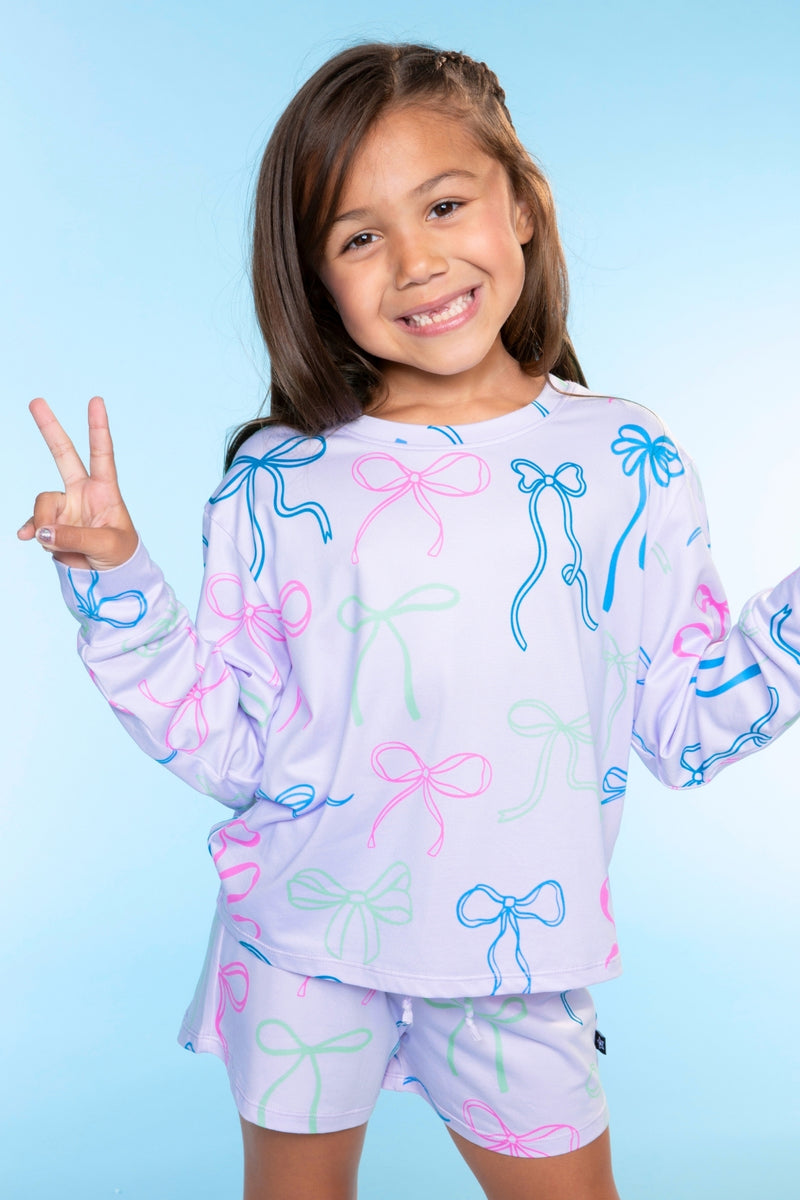 Simply Soft Long Sleeve Easy Tee & Dolphin Short