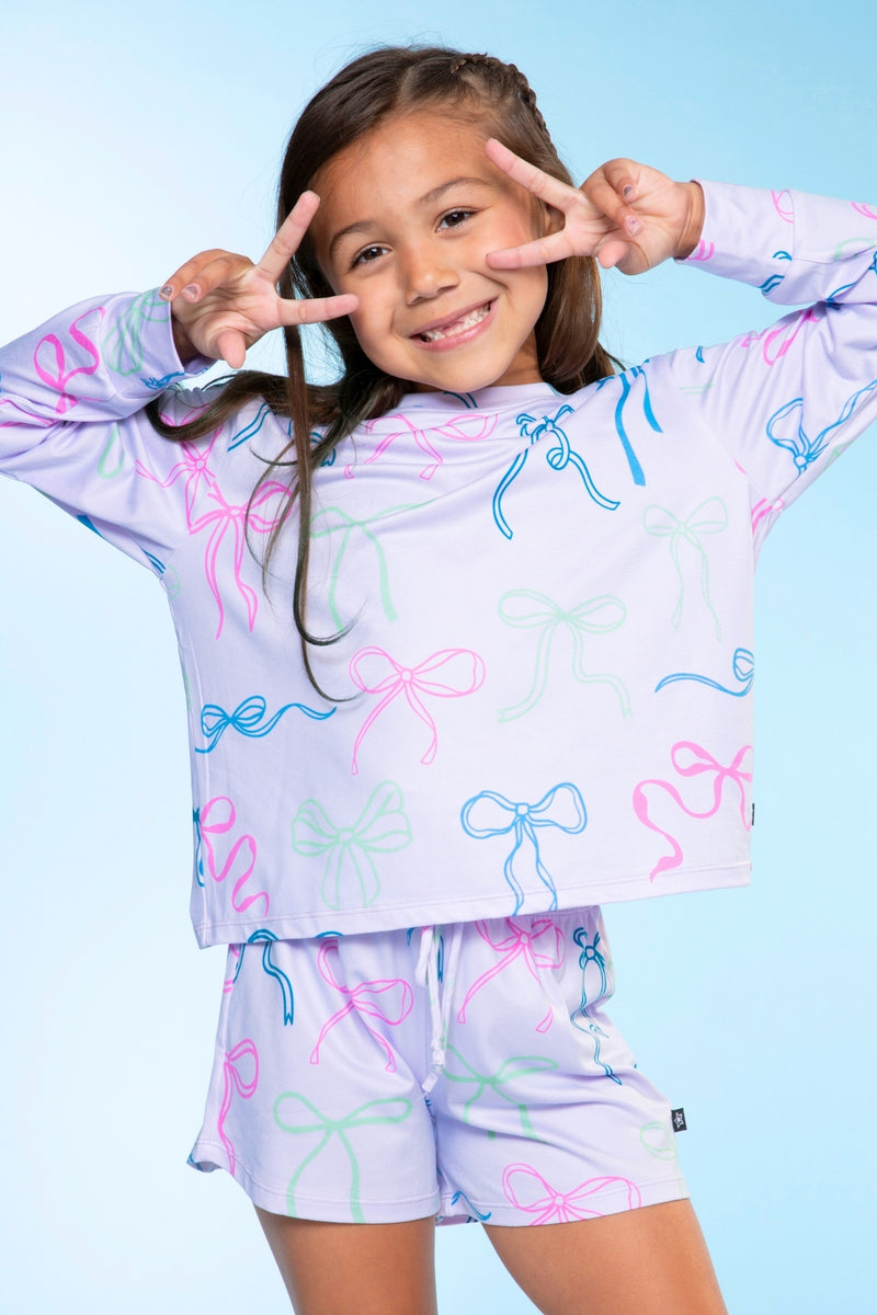 Simply Soft Long Sleeve Easy Tee & Dolphin Short