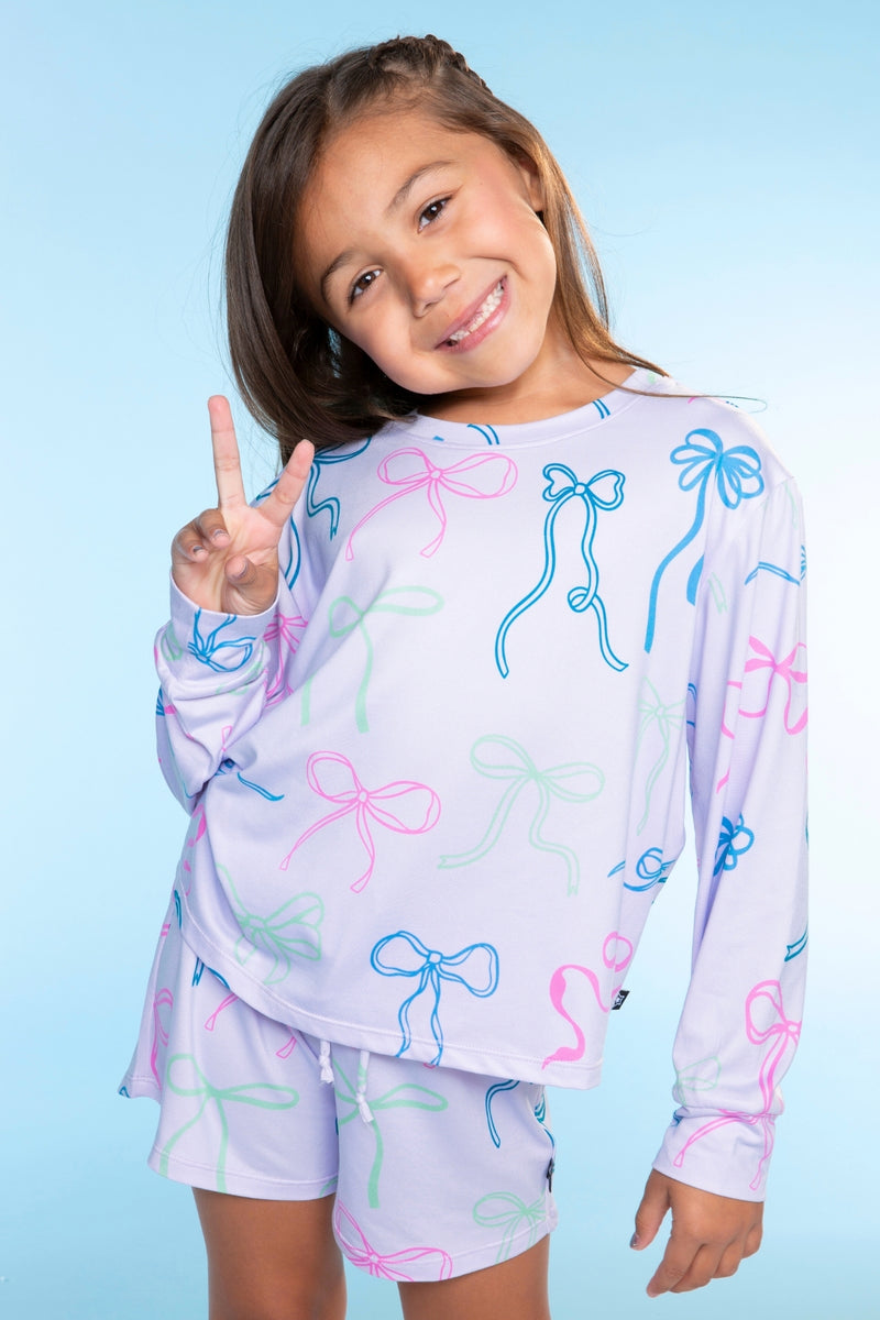Simply Soft Long Sleeve Easy Tee & Dolphin Short