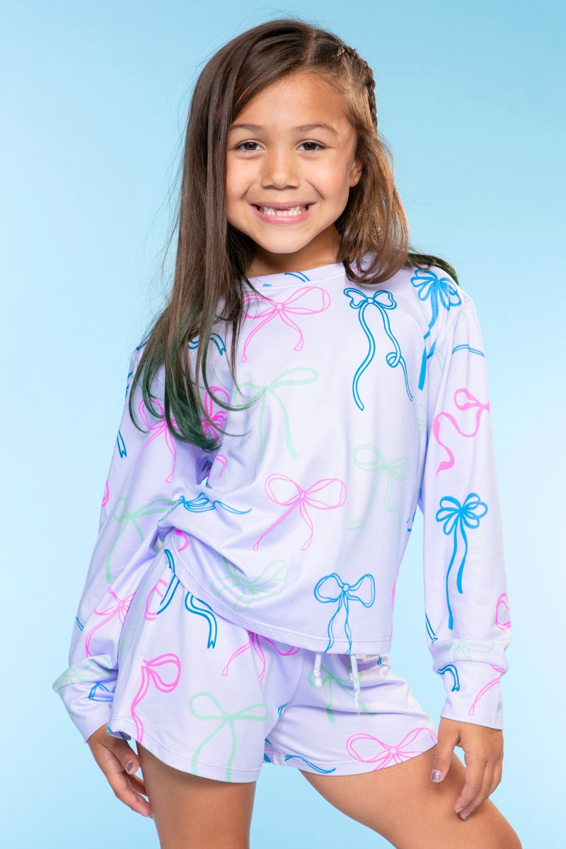 Simply Soft Long Sleeve Easy Tee & Dolphin Short
