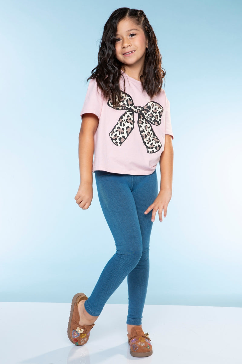 Washed Cotton Drop Shoulder Tee.