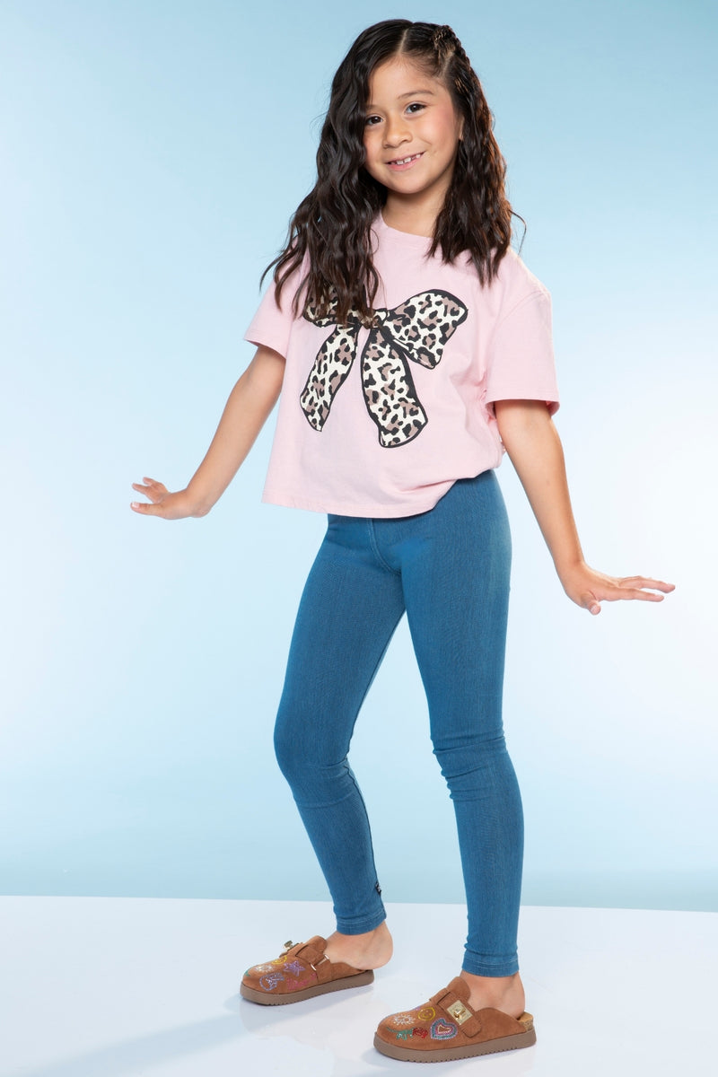 Washed Cotton Drop Shoulder Tee.