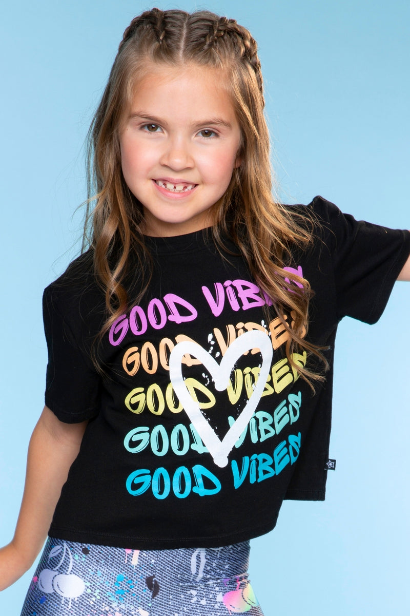 Washed Cotton Drop Shoulder Tee.