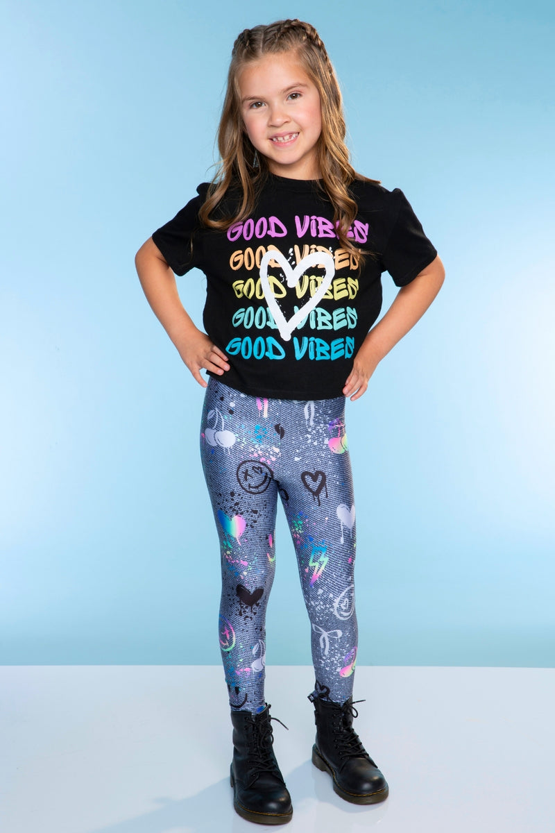 Washed Cotton Drop Shoulder Tee.