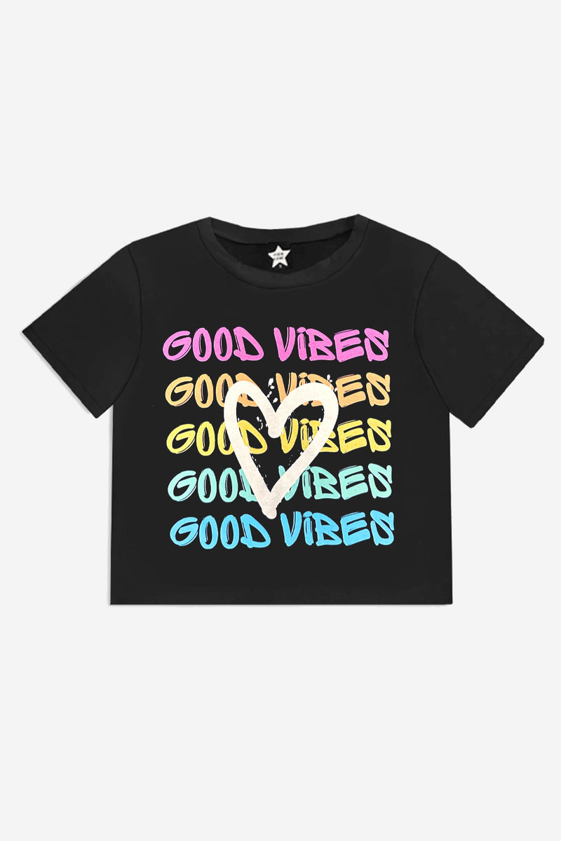 Washed Cotton Drop Shoulder Tee.