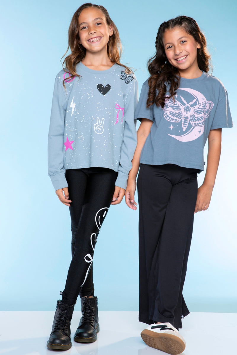 Washed Cotton Long Sleeve Easy Tee