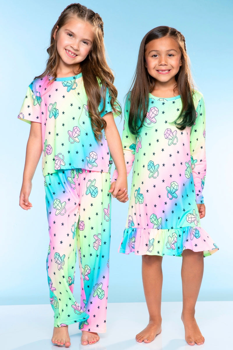 Simply Soft Long Sleeve Ruffle Nightgown