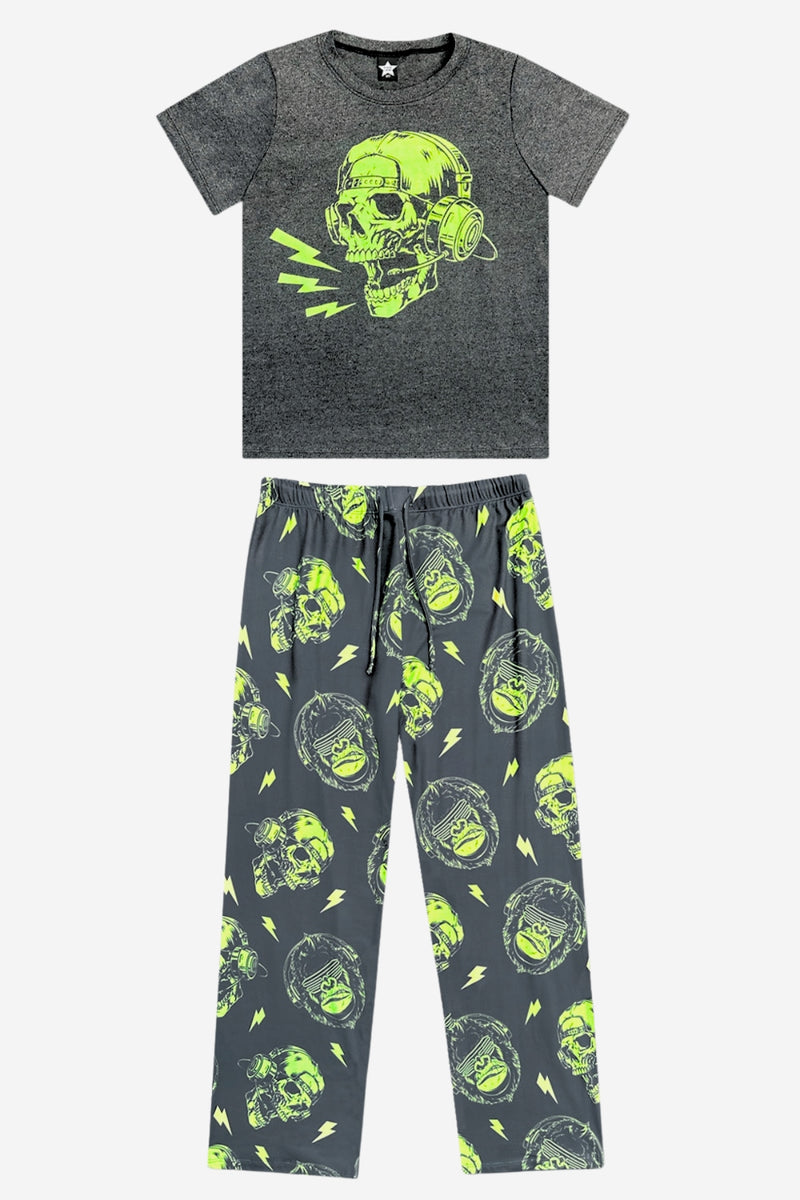 Triblend Graphic Tee & Simply Soft Karate Pant