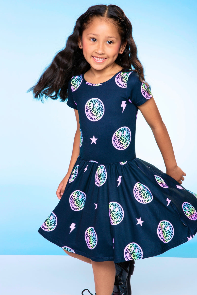 Simply Soft Short Sleeve Be Happy Dress