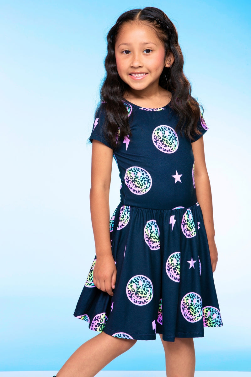 Simply Soft Short Sleeve Be Happy Dress