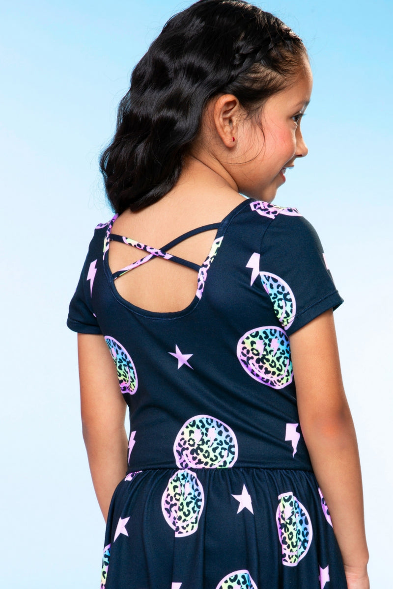 Simply Soft Short Sleeve Be Happy Dress