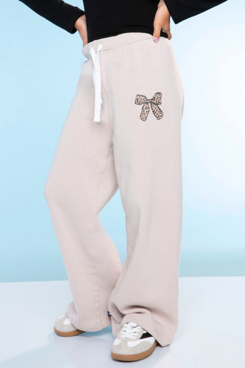French Terry Luxe Wide Leg Sweatpant