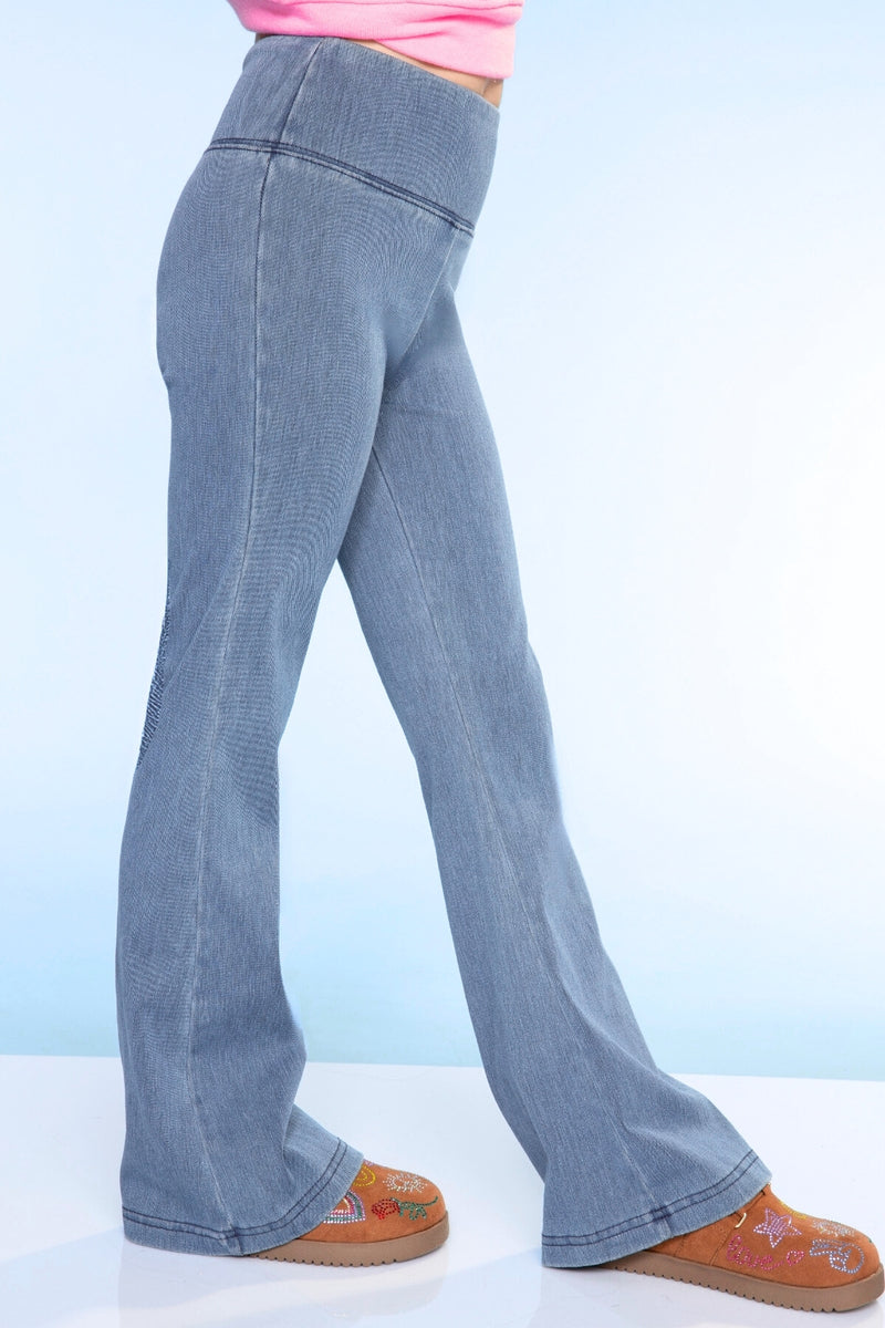 Super Stretch Soft Denim Flare Jegging