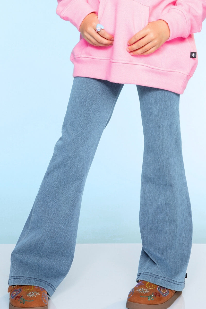 Super Stretch Soft Denim Flare Jegging
