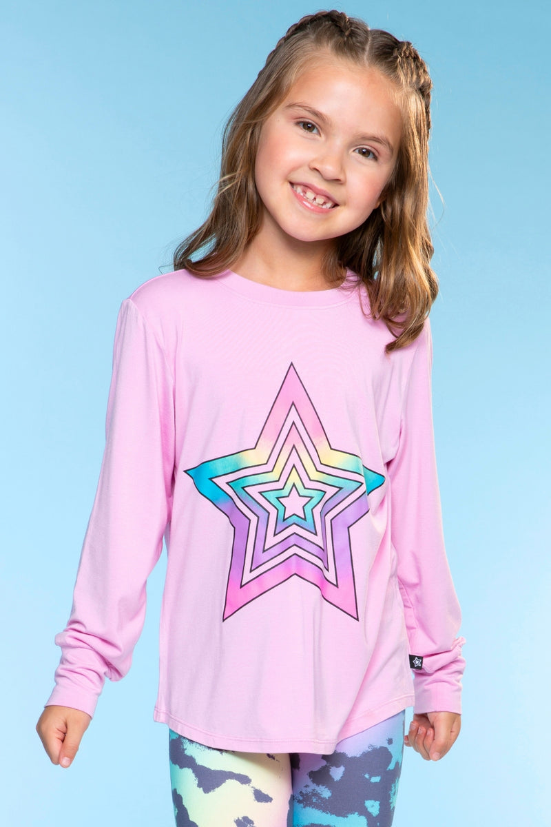 Modal Long Sleeve Shirttail Top