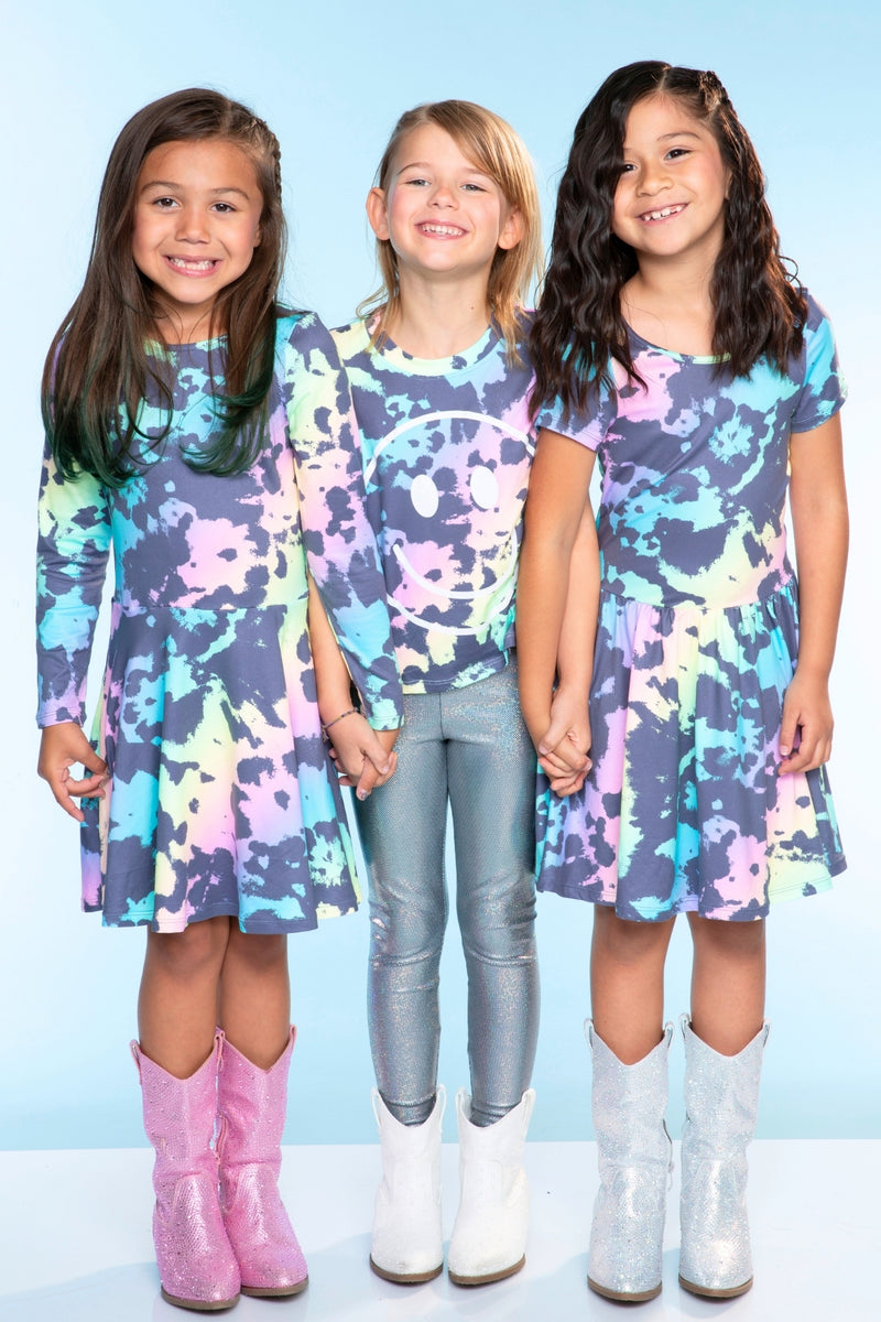 Simply Soft Short Sleeve Scoop Back Be Happy Dress