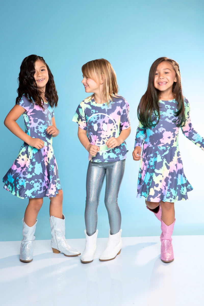 Simply Soft Short Sleeve Scoop Back Be Happy Dress