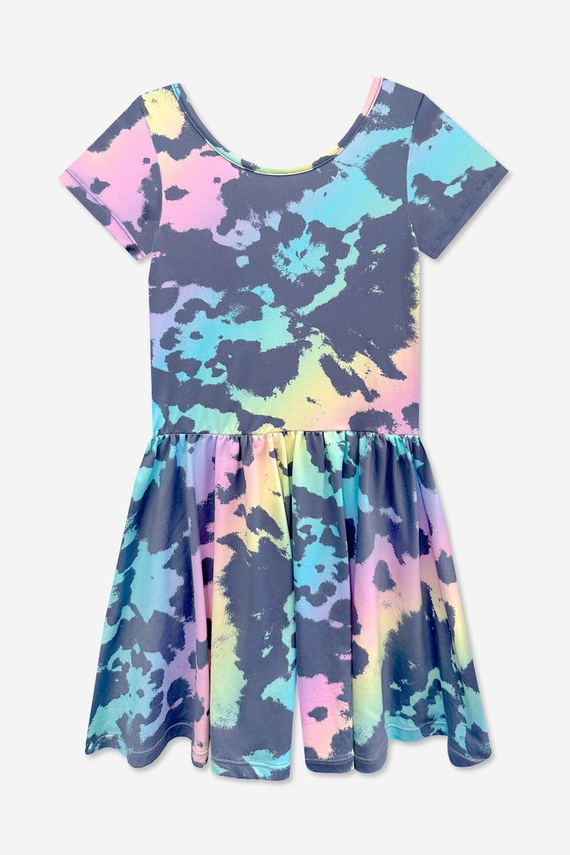 Simply Soft Short Sleeve Scoop Back Be Happy Dress