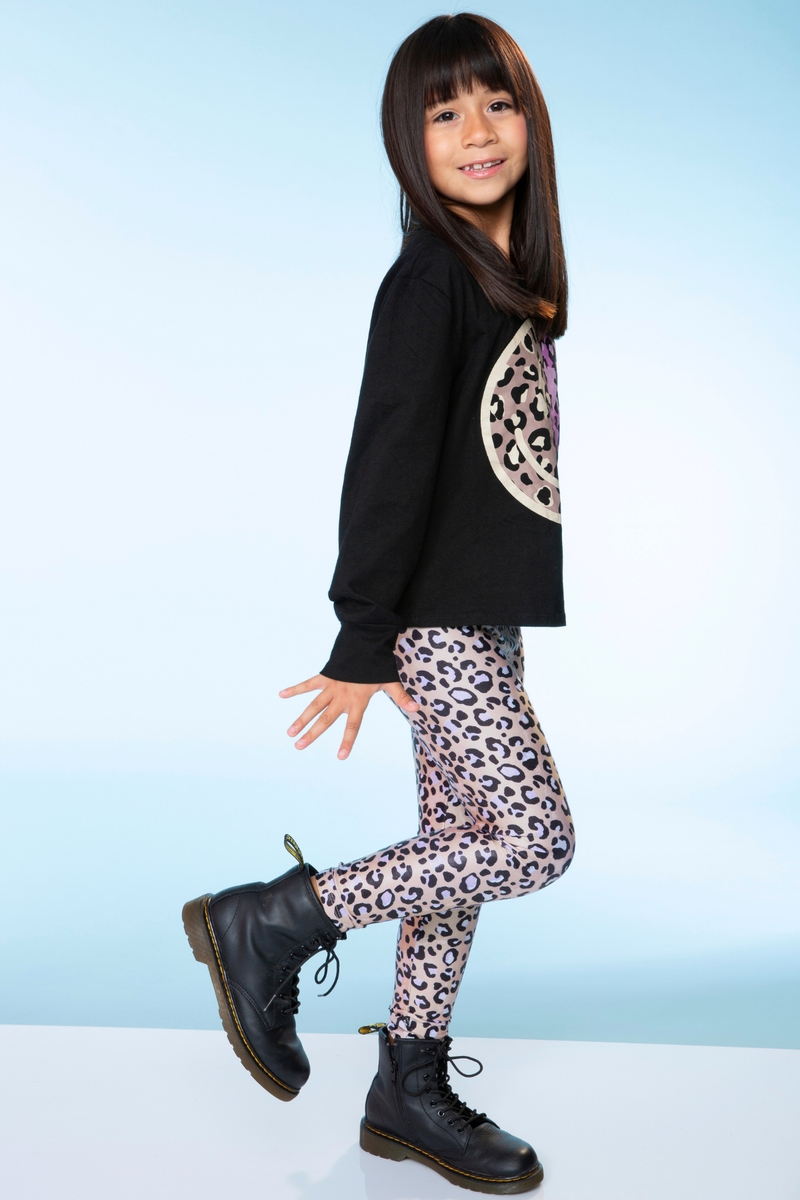 Glitter Foil High Shine Legging