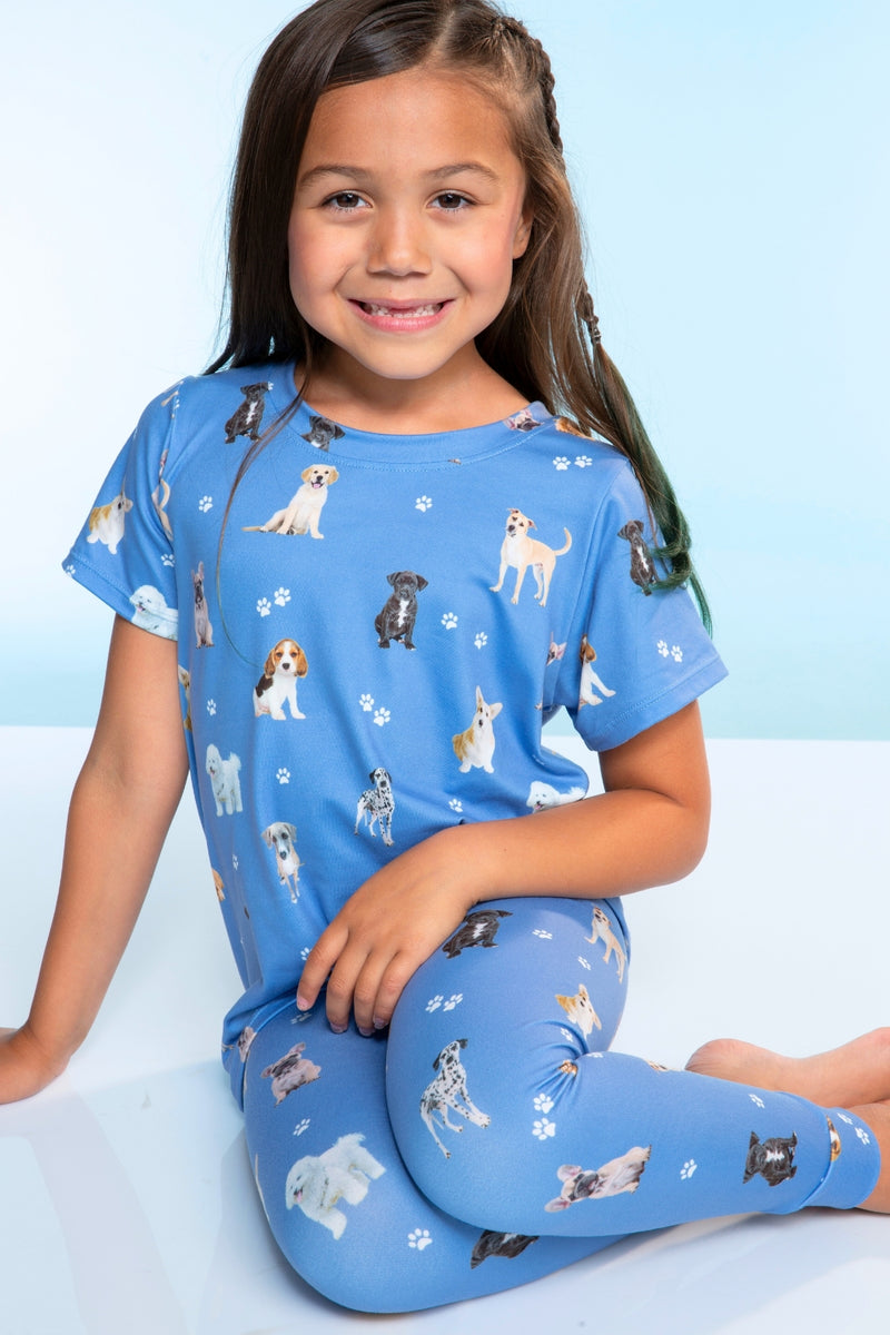 Simply Soft Short Sleeve Tee & Slim Lounge Bottom