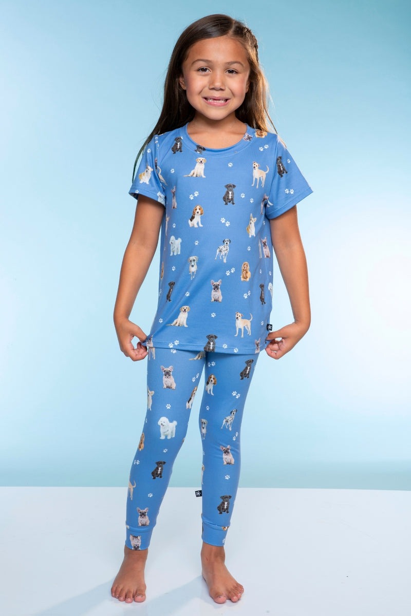 Simply Soft Short Sleeve Tee & Slim Lounge Bottom