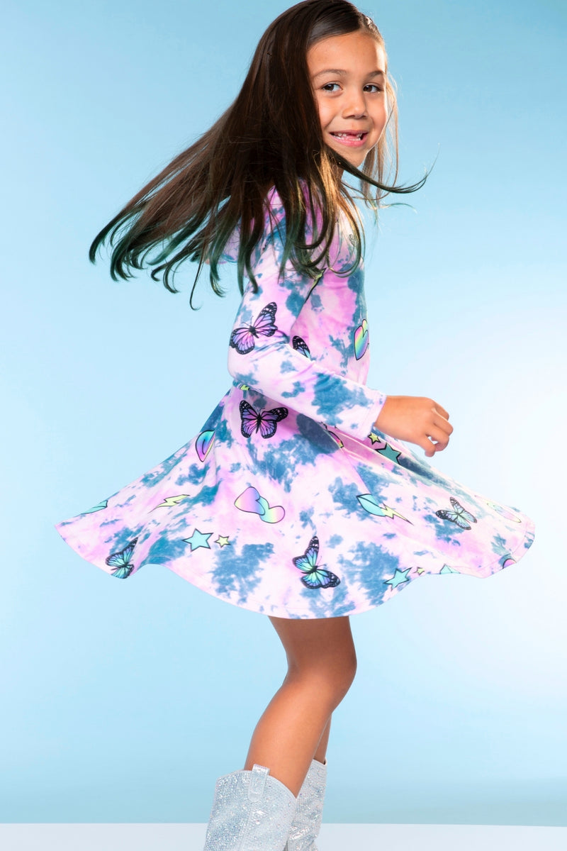 Simply Soft Long Sleeve Be Happy Dress