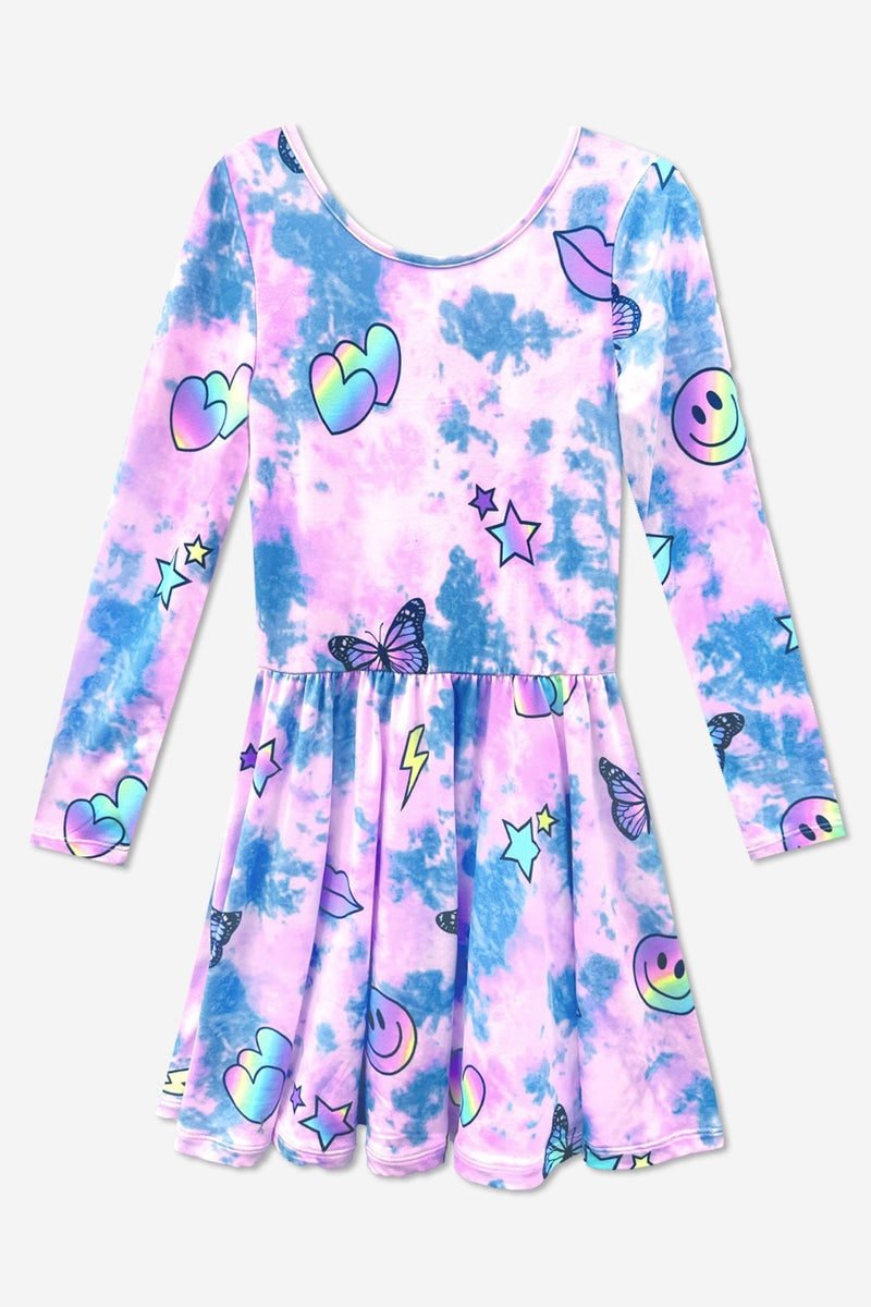 Simply Soft Long Sleeve Be Happy Dress