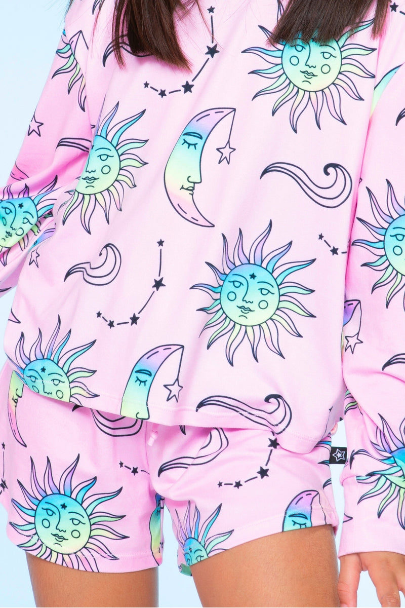 Simply Soft Long Sleeve Easy Tee & Dolphin Short