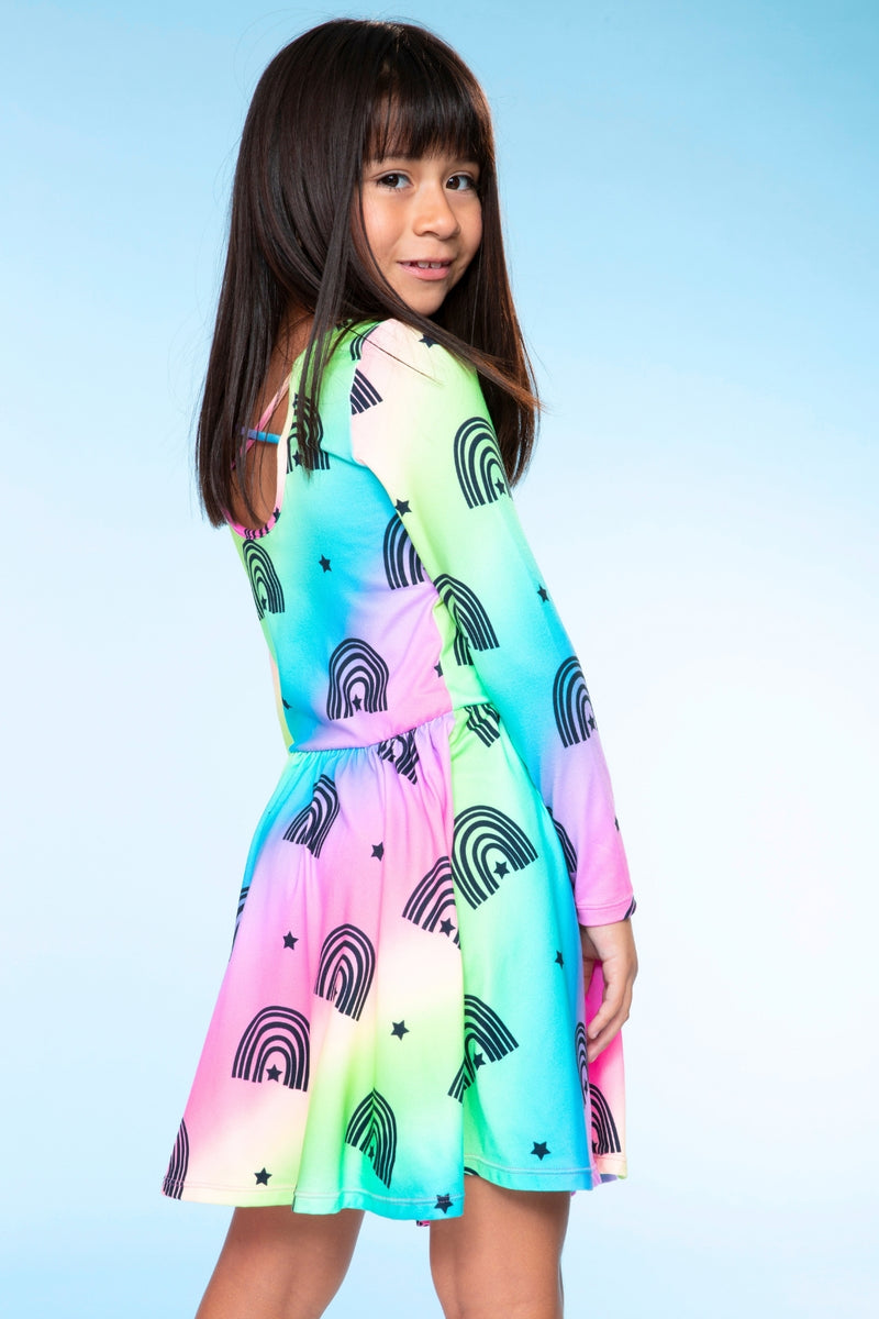 Simply Soft Long Sleeve Be Happy Dress