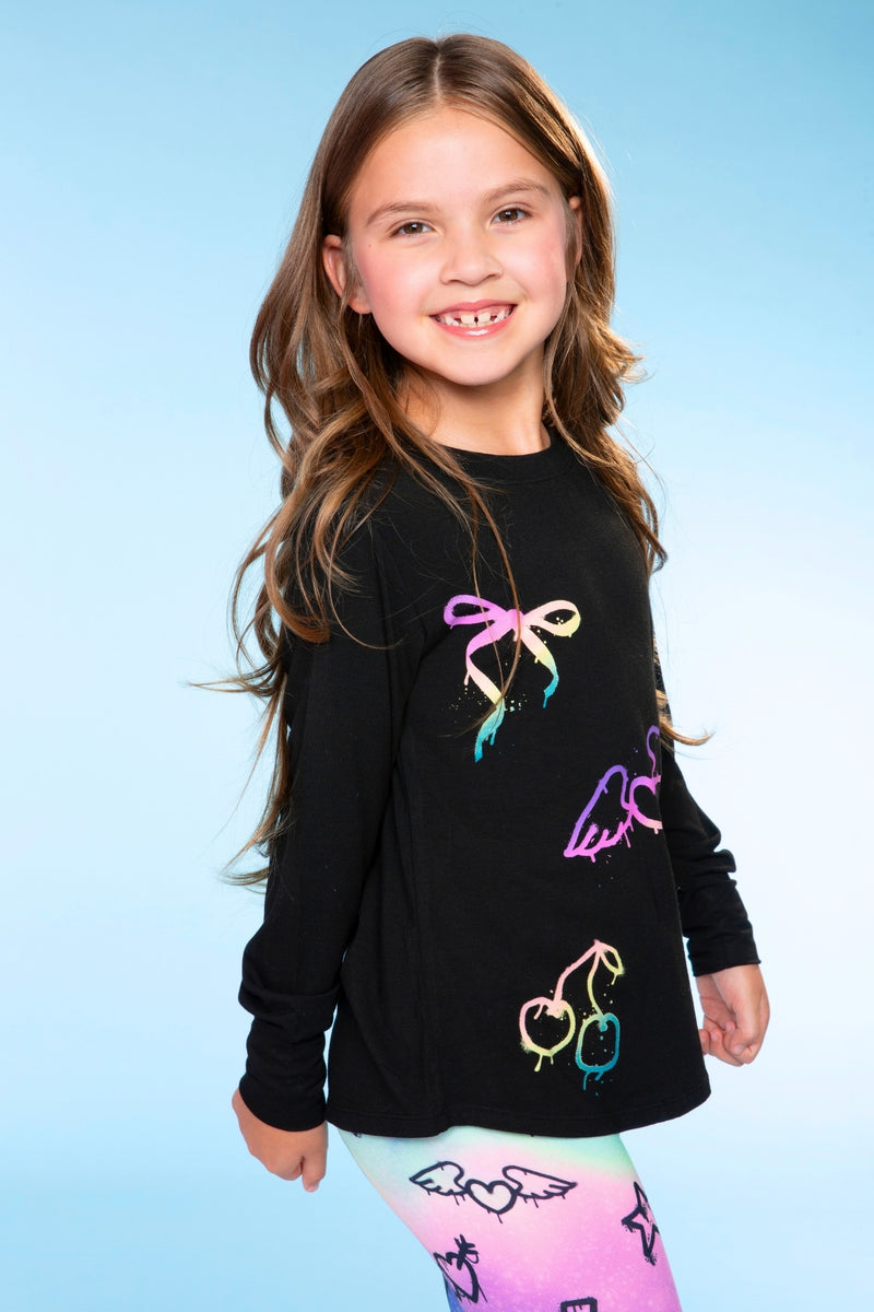 Modal Long Sleeve Shirttail Top