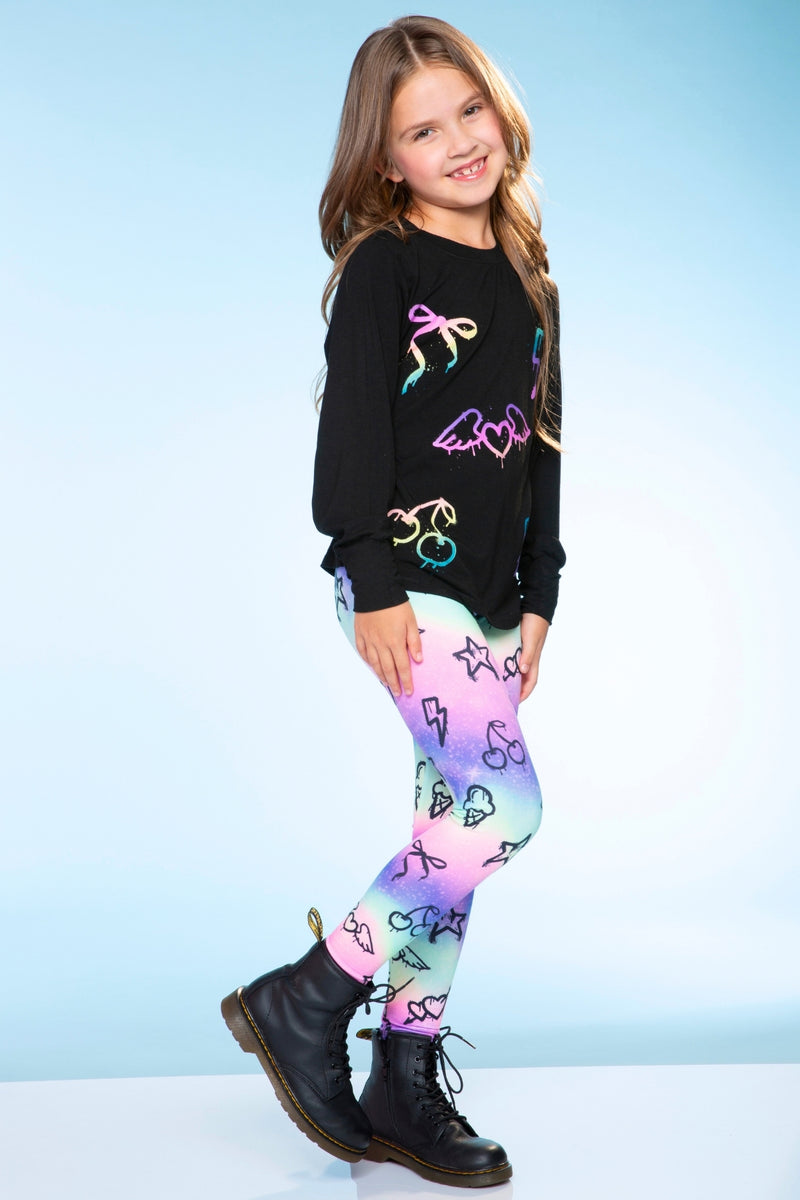 Modal Long Sleeve Shirttail Top