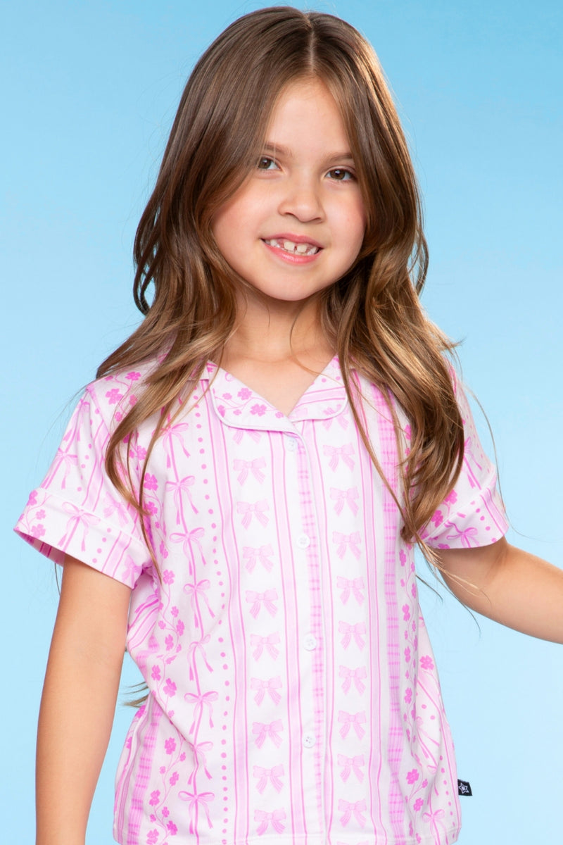 Simple Soft Button Down Tee & Karate Pant